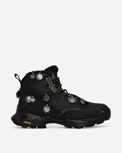 Roa Black Nightfall Medallion Andreas Boots for men