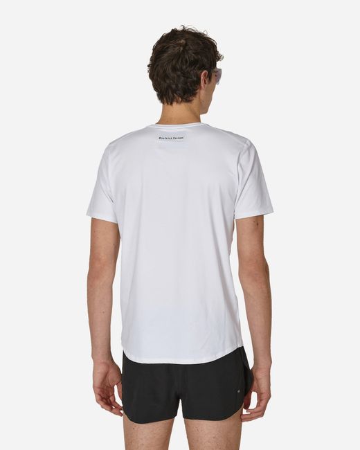 District Vision White Ultralight Aloe T-shirt for men