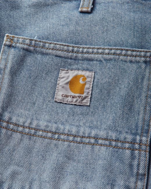 Carhartt Blue S Single Knee Pants (Heavy Worn Bleached) for men
