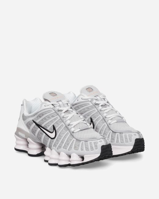 Nike White Women S Shox Tl Sneakers Neutral / Pearl Pink