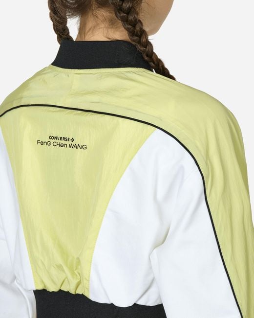 Converse White Feng Chen Wang Jacket Pale Lime