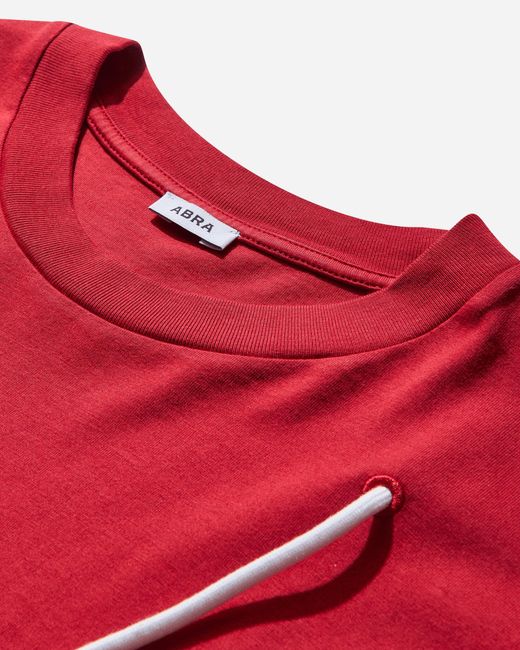 Abra Red Women S Logo Oversized T-shirt Garnet