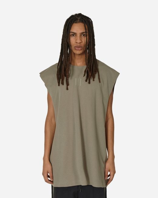Adidas Green Fear Of God Athletics Muscle Tank Top Clay for men