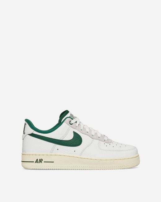 Nike White Air Force 1 Logo-embellished Leather Low-top Trainers