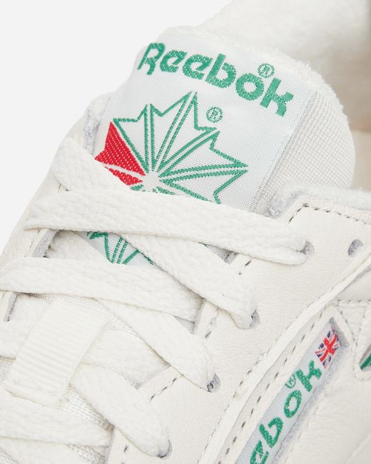 Reebok Green S Freestyle Low Sneakers Chalk Glen Paper