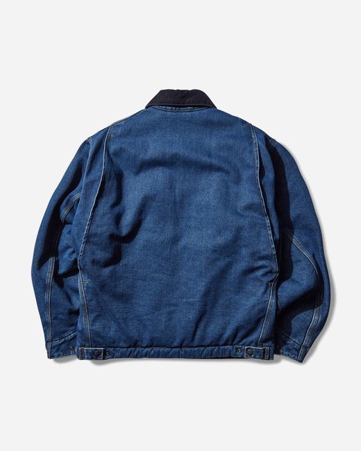Carhartt Blue Men S Og Detroit Jacket / Dark Navy (stone Washed) for men