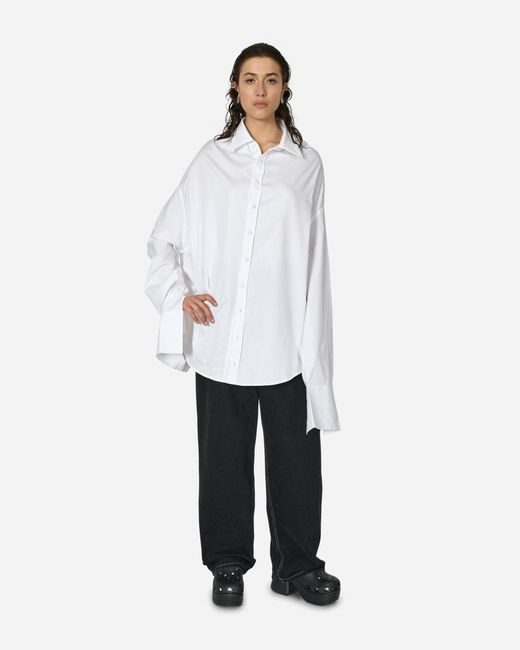 Jean Paul Gaultier White Shayne Oliver Oversized Shirt for men