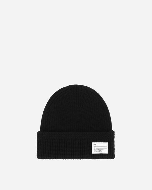 Visvim Black Knit Beanie (W/Ws) for men