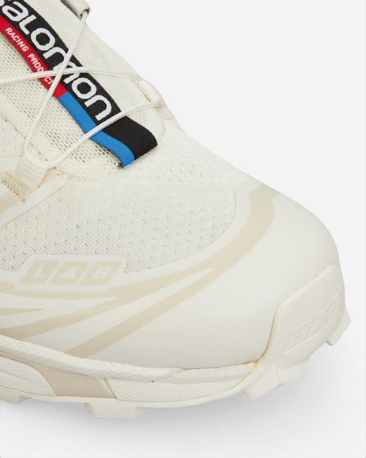 Salomon White Xt-6 Sneakers Vanilla Ice for men