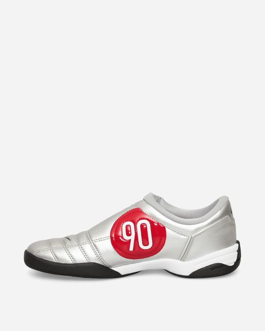 Nike White Women S Total 90 Sneakers Silver / University Red
