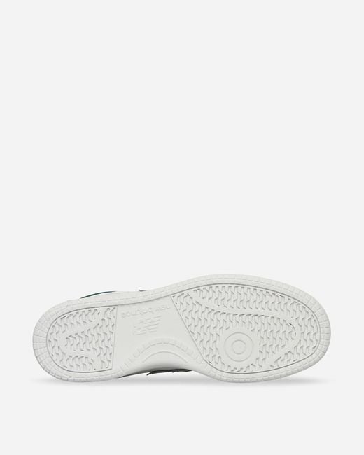 New Balance White 480 Sneakers / Green for men