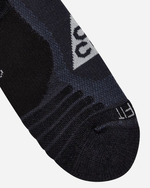 Nike Blue Acg Outdoor Cushioned Crew Socks Gridiron for men
