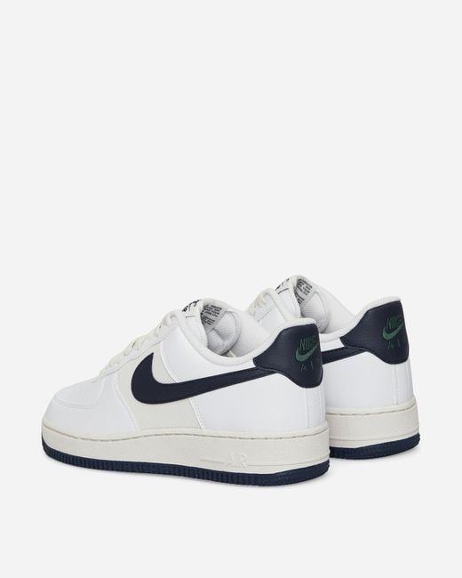 Nike Air Force 1 07 Sneakers White / Obsidian for men