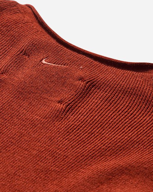 Nike Red Women S Wool Classics Knit Dress Mars Stone