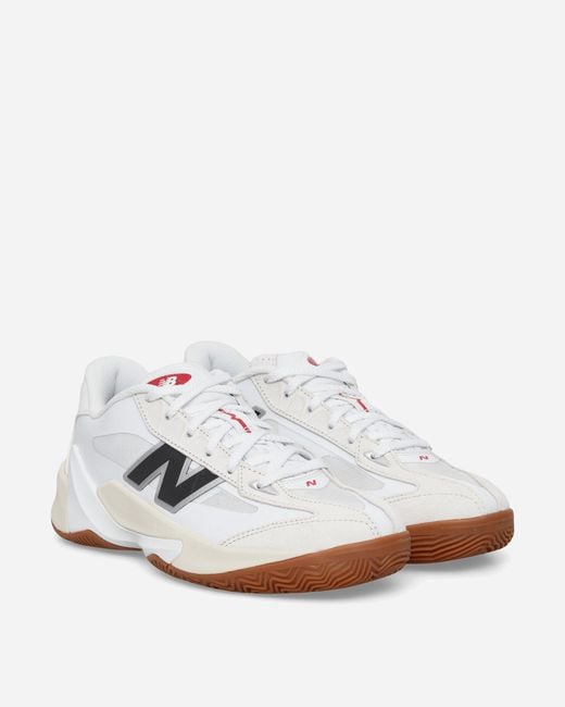 New Balance White P350 Sneakers / Sea Salt for men