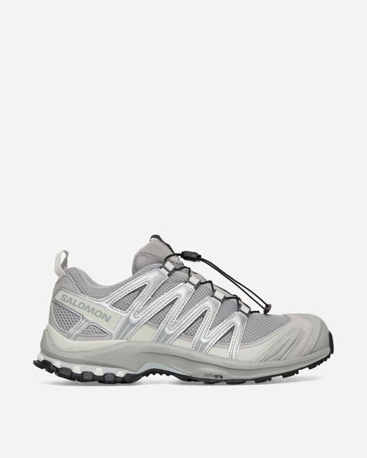 Salomon Gray Xa Pro 3D Sneakers Alloy Lunar Rock for men