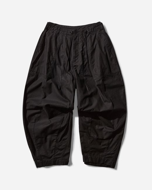Needles Black S H.D. Pants Fatigue for men