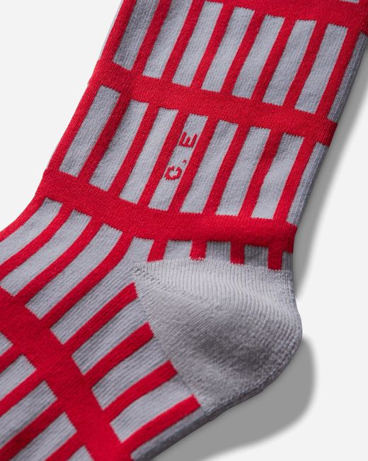 Cav Empt Red Structure Socks for men