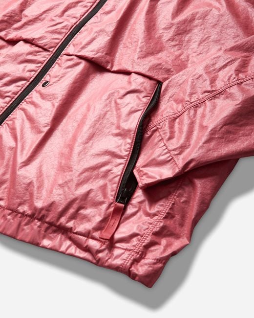 Stone Island Pink S Light Nylon 3L-Tc Jacket Geranium for men