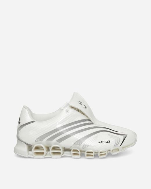 Adidas White Slam Jam F50 Tunit Mega Consortium Sneakers Cloud / Core Black / Silver Metallic for men