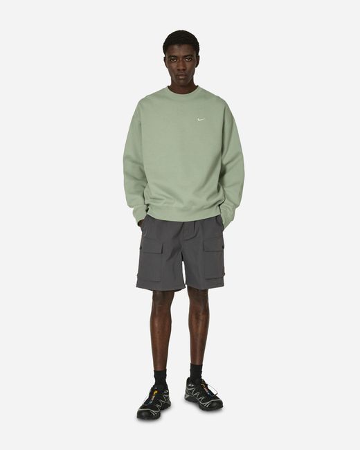 Nike Green Solo Swoosh Crewneck Sweatshirt Jade Horizon for men