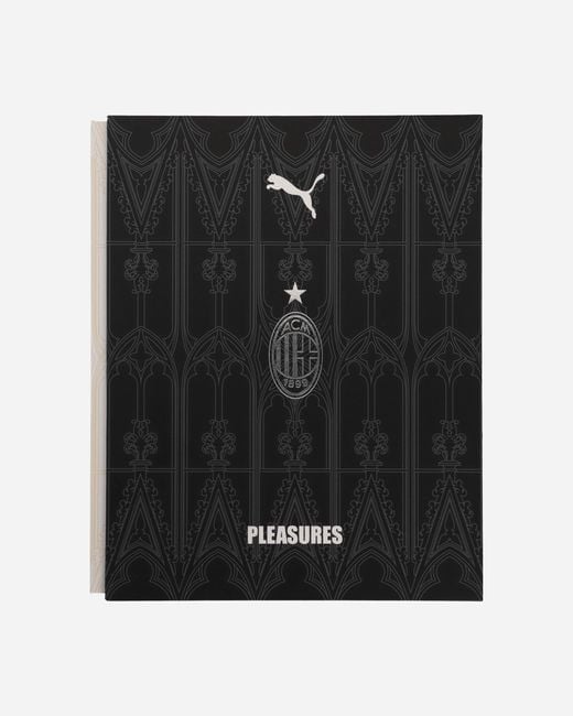 PUMA Black Ac Milan X Pleasures Jersey T-shirt Authentic / Asphalt for men