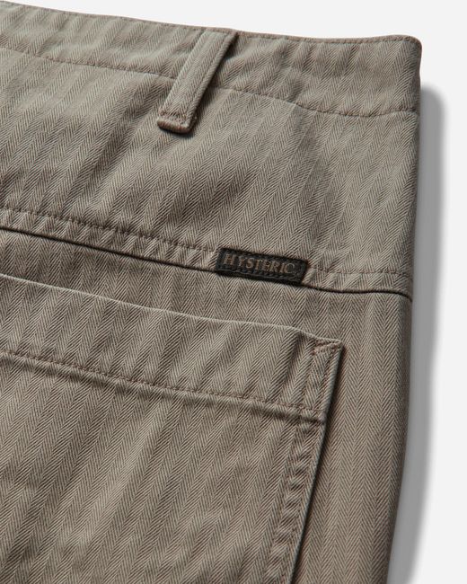 Hysteric Glamour White S Hys Space Bender Trousers Khaki for men
