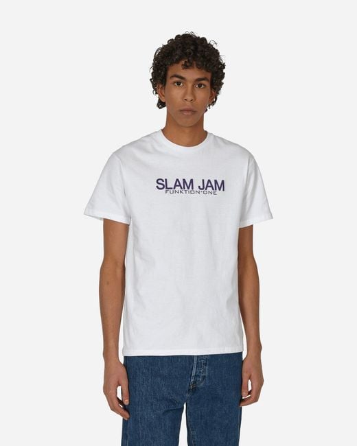 SLAM JAM White Funktion-One T-Shirt for men