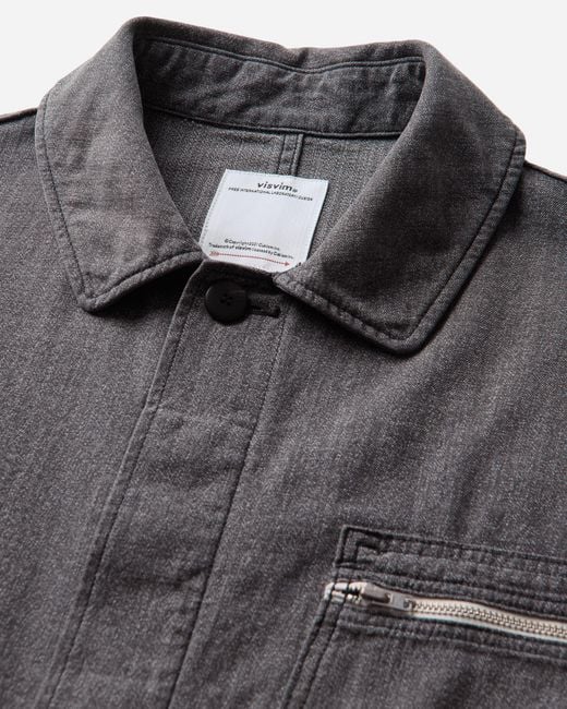 Visvim Gray S Eclair Coverall for men