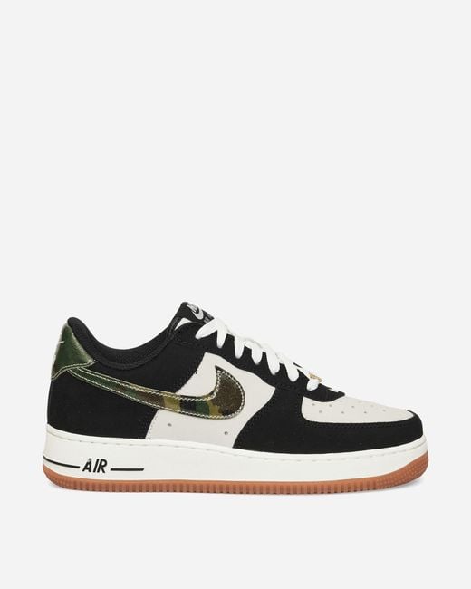 Nike Air Force 1 Low Sneakers White / Black / Gum Med Brown for men