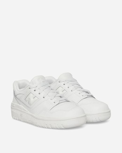 New Balance White 550 Sneakers (Ps)