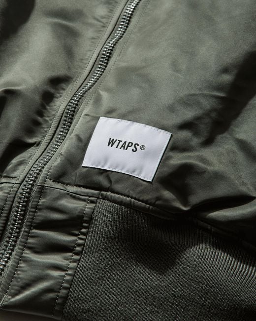 WTAPS Men S Alpha Industries Ma-1 Core Spec Jacket Olive Drab in 