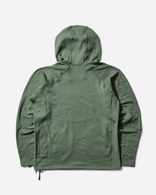 Rayon Vert W3W Green S Oasis Fleece Hoodie Lichen for men