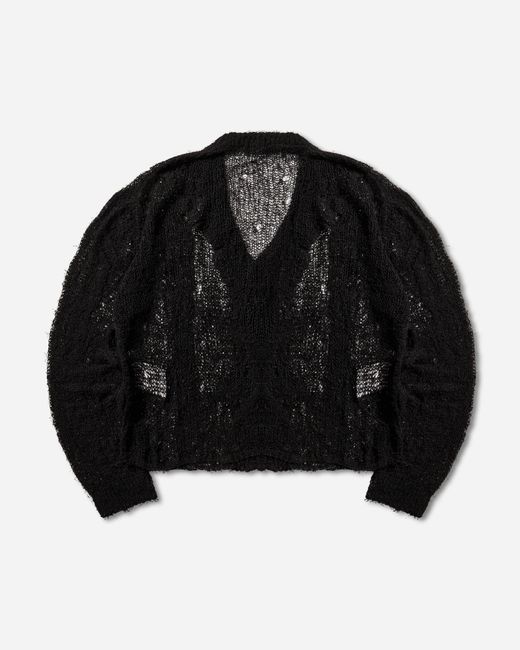 Our Legacy Black Men S Academy Cardigan for men