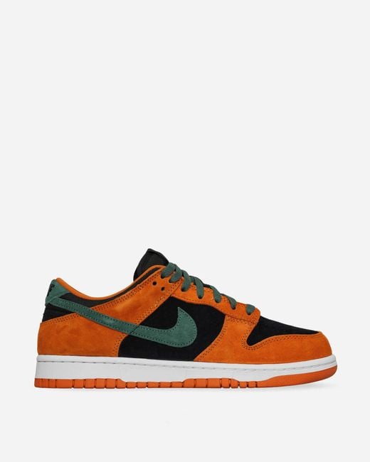 Nike Orange Dunk Low Sneakers Ceramic for men