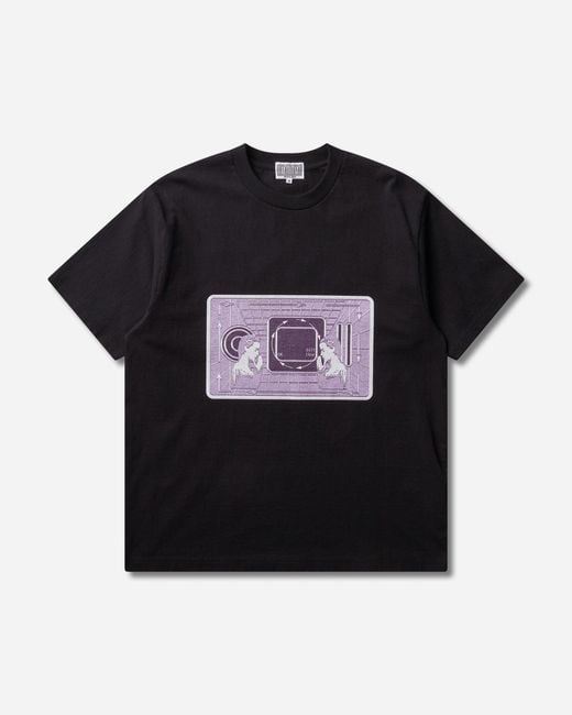 Cav Empt Black S One Dimensional Projection T-Shirt for men