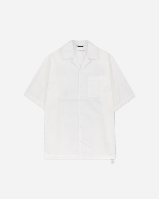 Oamc Peacemaker White Boxy Shortsleeve Shirt for men