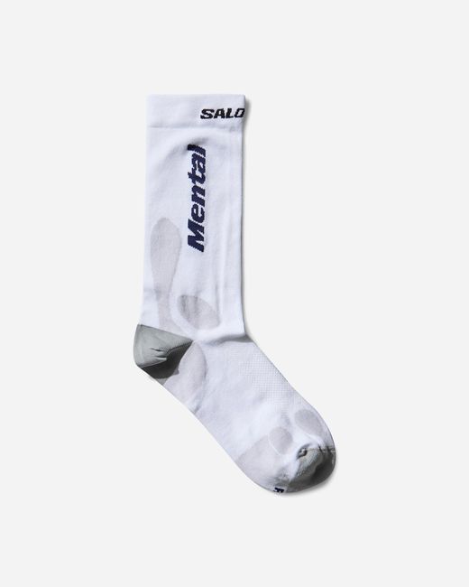 Salomon Mental Athletic Crew Socks White / Lunar Rock for men