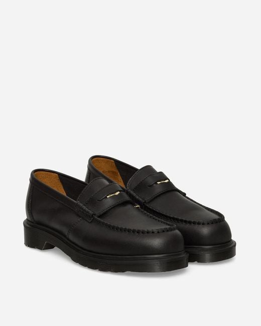 Dr. Martens Black Penton Leather Loafers for men