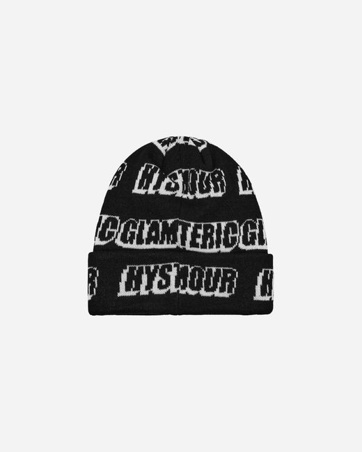 Hysteric Glamour Black Hysteric Post Beanie for men