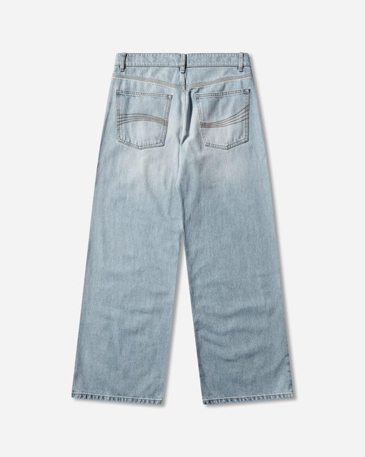 ERL Blue Relaxed Denim Jeans for men