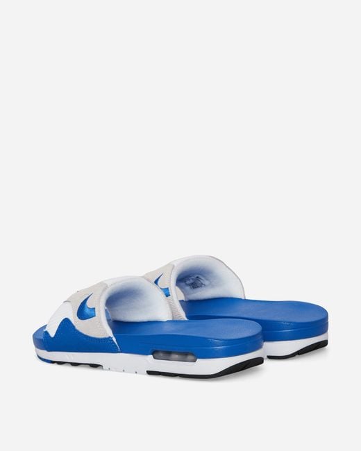 Nike Blue Air Max 1 Slides Royal for men