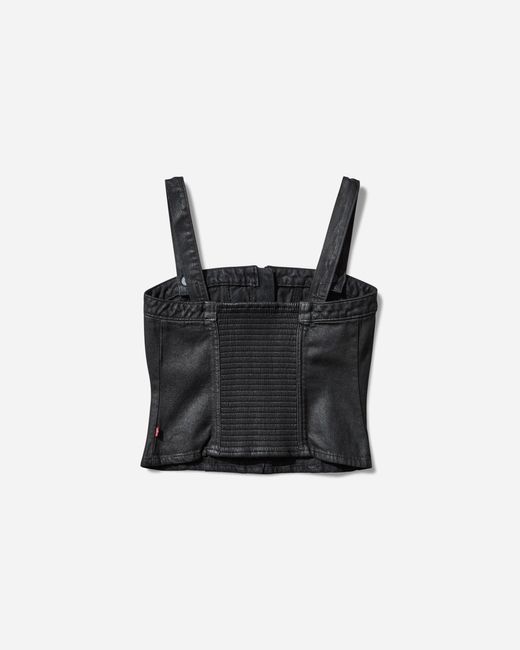 Levi's Black S Sculpted Bustier Top