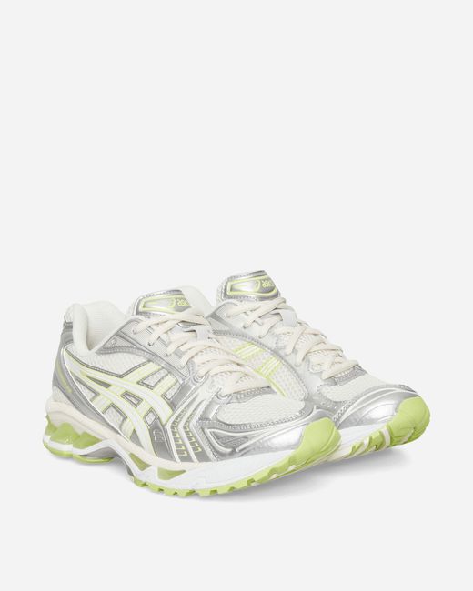 Asics White Gel-Kayano 14 Sneakers Cream Pistachio for men