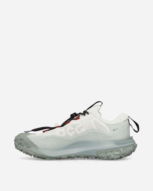 Nike White Acg Mountain Fly 2 Low Gtx Sneakers Phantom / Dark Smoke Grey for men