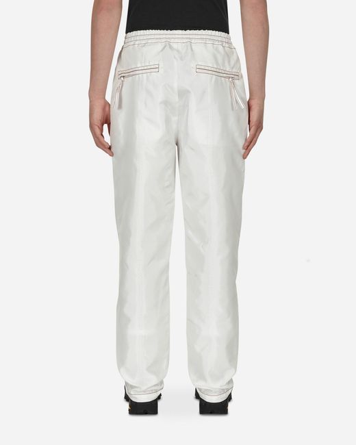 KANGHYUK White Airbag String Trousers for men
