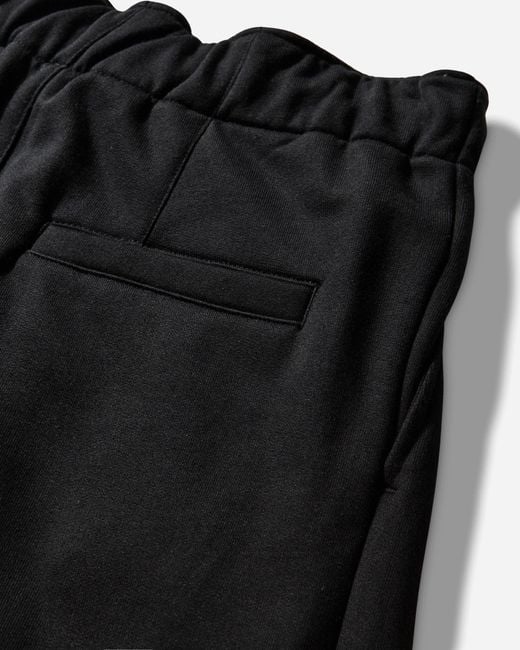 Dries Van Noten Black S Pleated Sweatpants for men