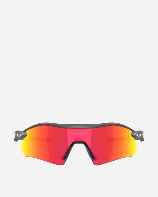 Oakley Pink Radar Plate Sunglasses Prizm Ruby / Matte Carbon for men