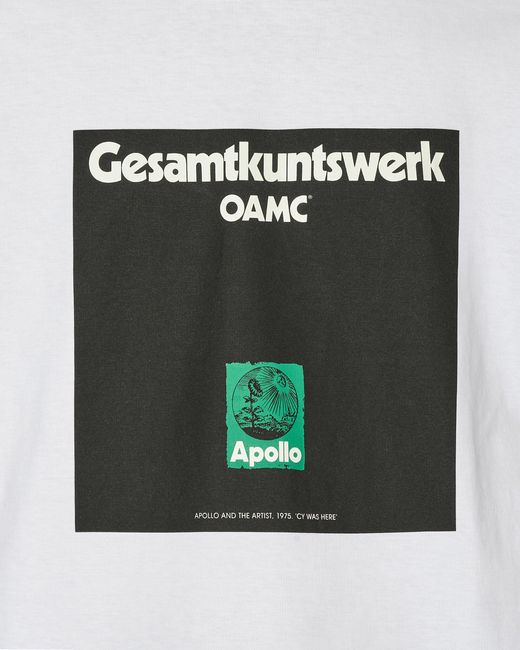 OAMC White Apollo T-shirt for men