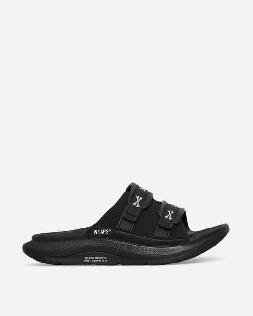 Hoka One One Wtaps Ora Luxe Slides Jet in Black for Men | Lyst Hoka One One Wtaps Ora Luxe Slides Jet in Black for Men | Lyst